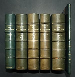UVRES COMPLÈTES DE MALHERBE Recueillies et annotées par M.L. Lalanne Tirées de la collection LES...