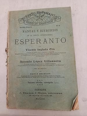 Imagen del vendedor de Manual y ejercicios de la lengua internacional ESPERANTO. N 2 a la venta por Librera Maestro Gozalbo