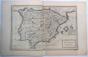 Image du vendeur pour Mapa Antiguo - Old Map : HISPANIA ANTIQUA mis en vente par LIBRERA MAESTRO GOZALBO
