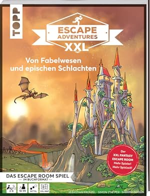 Bild des Verkufers fr Escape Adventures XXL - Von Fabelwesen und epischen Schlachten: Das ultimative Escape-Room-Erlebnis jetzt in XXL! Mit Mystery-Map, Charakterkarten und Decoder fr 1-6 Spieler. 120 Minuten Spielzeit. Ungekrzte Ausgabe Jetzt in XXL fr mehr Spieler und lngere Spielzeit. Inkl. Mystery-Map und Teilen zum Heraustrennen. Fr 2-6 Spieler. ber 120 Minuten Spielzeit. Schwierigkeit: Mittel zum Verkauf von modanon - Modernes Antiquariat Online