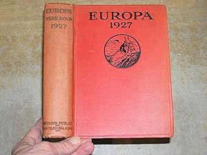 Image du vendeur pour The Europa Year Book: An Annual Survey Of Economic and Social Conditions: A European Directory and Who's Who In Politics, Trade Commerce, Science Art and Literature 1927 mis en vente par Neo Books