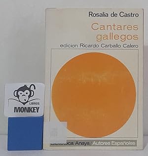 Imagen del vendedor de Cantares gallegos a la venta por MONKEY LIBROS