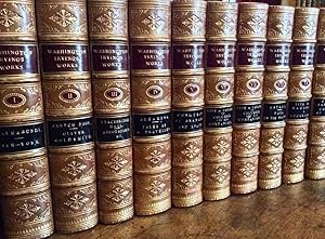 Vintage Book Set with Featured Title |The Works of Washington Irving |  Decorative Vintage Book Sets |Book Décor|5 Book/Set — Clean Earth Books