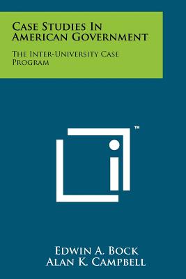 Bild des Verkufers fr Case Studies in American Government: The Inter-University Case Program (Paperback or Softback) zum Verkauf von BargainBookStores