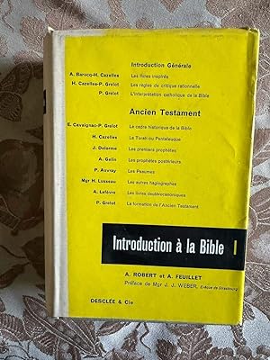 Image du vendeur pour Introduction  la Bible I mis en vente par Dmons et Merveilles