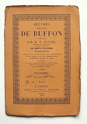 Image du vendeur pour Oeuvres compltes de Buffon augmentes de deux volumes supplmentaires. Planches 91 - 100 de tome 18. mis en vente par Versandantiquariat Hsl