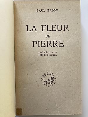 La fleur de pierre.