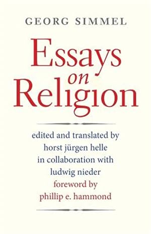 Seller image for Essays on Religion for sale by GreatBookPrices