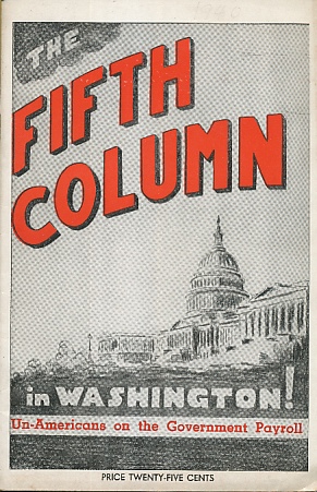 Imagen del vendedor de The Fifth Column in Washington! a la venta por Bookshelf of Maine