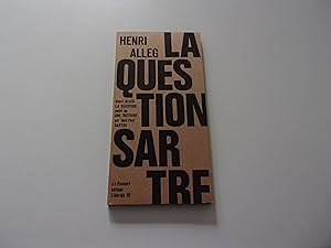 Imagen del vendedor de LA QUESTION suivi de UNE VICTOIRE par Jean Paul Sartre a la venta por occasion de lire