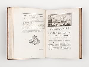 Vocabulaire des termes de marine anglois et françois, en deux parties.