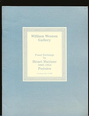 A Collection of Proof Etchings by Henri Matisse 1869-1954, Poesies 1932