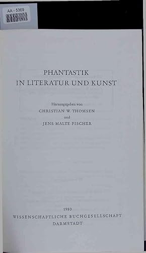 Bild des Verkufers fr PHANTASTIK IN LITERATUR UND KUNST. zum Verkauf von Antiquariat Bookfarm