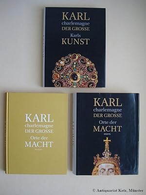 Seller image for Karl der Groe. Charlemagne. 3 Bnde (vollstndig). Orte der Macht, Katalog und Essays.Karls Kunst. for sale by Antiquariat Hans-Jrgen Ketz