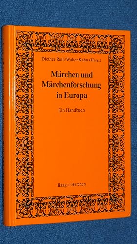 Bild des Verkufers fr Mrchen und Mrchenforschung in Europa : ein Handbuch. zum Verkauf von Versandantiquariat Ingo Lutter