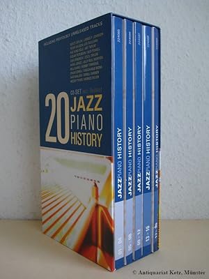 Bild des Verkufers fr Jazz Piano History CD-Box. Mit 20 CDs in 5 Mappen. 5 Booklets. zum Verkauf von Antiquariat Hans-Jrgen Ketz