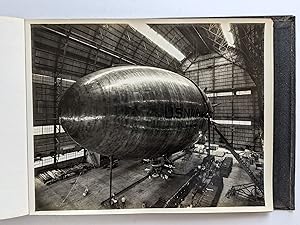 METAL-CLAD BLIMP ZMC-2 Album w/ 34 PHOTOS of its PRODUCTION + SAMPLE of its HULL