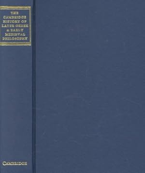 Seller image for Cambridge History of Later Greek and Early Medieval Philosophy for sale by GreatBookPrices