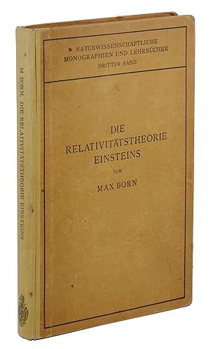 Bild des Verkufers fr Die Relativittstheorie Einsteins und Ihre Physikalischen Grundlagen (Einstein's Theory of Relativity and its Physical Foundations) zum Verkauf von Burnside Rare Books, ABAA