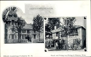 Ansichtskarte / Postkarte Wien, Jubiläums-Ausstellung 1898, Ausstellungsgebäude