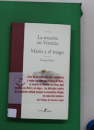 Immagine del venditore per La muerte en Venecia Mario y el mago venduto da Librera Alonso Quijano