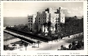 Bild des Verkufers fr Ansichtskarte / Postkarte Cdiz Andalusien, Hotel Atlantico zum Verkauf von akpool GmbH