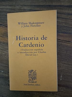 Imagen del vendedor de HISTORIA DE CARDENIO a la venta por LIBRERA OESTE