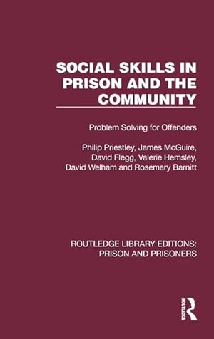 Image du vendeur pour Social Skills in Prison and the Community mis en vente par moluna