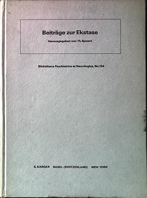 Image du vendeur pour Beitrge zur Ekstase. Bibliotheca psychiatrica et neurologica 134. mis en vente par books4less (Versandantiquariat Petra Gros GmbH & Co. KG)