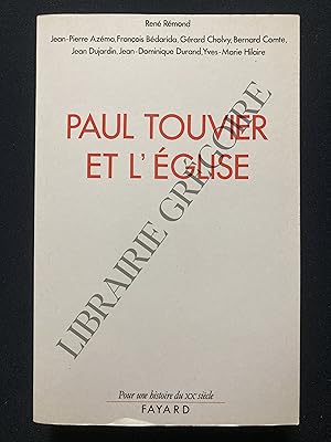 Image du vendeur pour PAUL TOUVIER ET L'EGLISE Rapport de la Commission historique institue par le cardinal Decourtray mis en vente par Yves Grgoire