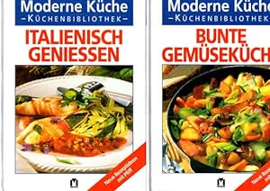 Seller image for Moderne Kche - Kchenbibliothek - BUNTE GEMSEKCHE. ITALIENISCH GENIESSEN. Neue Rezepte mit Pfiff. for sale by Leonardu