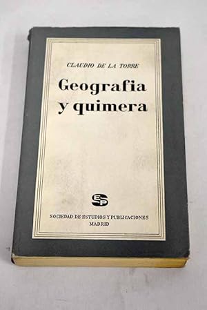 Imagen del vendedor de Geografa y quimera a la venta por Alcan Libros