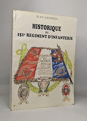 Historique du 151e regiment d'infanterie