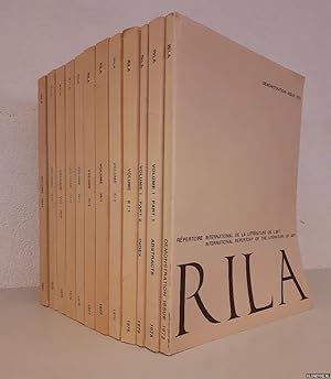 Bild des Verkufers fr RILA: International Repertory of the Literature of Art (12 issues) zum Verkauf von Klondyke