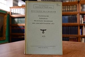 Statistische Übersicht wichtiger Ergebnisse des Geschäftsjahres 1942. Nur für amtliche Zwecke! Ve...