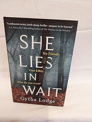 Seller image for She Lies in Wait * A SIGNED copy * for sale by Gemini-Books