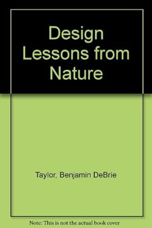 Bild des Verkufers fr Design Lessons from Nature zum Verkauf von WeBuyBooks