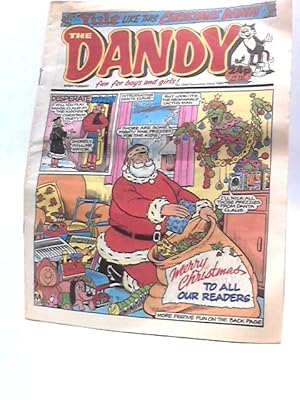 Bild des Verkufers fr The Dandy Yule Like This Christmas Dandy No. 2509 December 23rd 1989 zum Verkauf von World of Rare Books