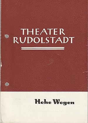 Bild des Verkufers fr Programmheft Ignati Dworezki HOHE WOGEN Spielzeit 1963 zum Verkauf von Programmhefte24 Schauspiel und Musiktheater der letzten 150 Jahre