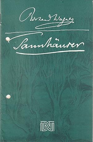 Bild des Verkufers fr Programmheft Richard Wagner TANNHUSER und der Sngerkrieg auf Wartburg Premiere 18. Dezember 1988 Spielzeit 1988 / 89 Heft 6 zum Verkauf von Programmhefte24 Schauspiel und Musiktheater der letzten 150 Jahre