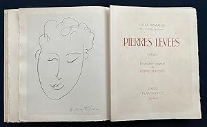 Imagen del vendedor de Pierres Levees. 1948, with signed lithograph by Matisse a la venta por Marninart, Inc (ABAA - ILAB)