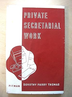 Imagen del vendedor de Private secretarial work a la venta por RightWayUp Books