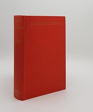 Seller image for TEXTS AND CALENDARS AN ANALYTICAL GUIDE TO SERIAL PUBLICATIONS for sale by Rothwell & Dunworth (ABA, ILAB)