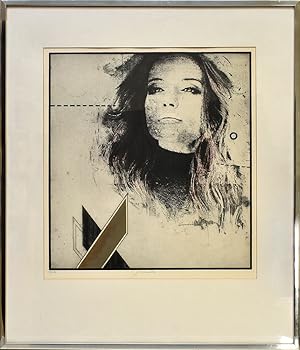 Kopf. [1969]. [Signierte Original-Farbradierung, gerahmt/ signed original color etching, framed].