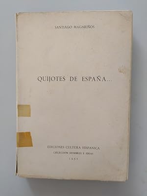 Imagen del vendedor de QUIJOTES DE ESPAA. EDICIONES CULTURA HISPNICA 1951. a la venta por TraperaDeKlaus