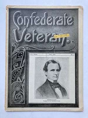 CONFEDERATE VETERAN. June, 1924 (Jefferson Davis Cover)