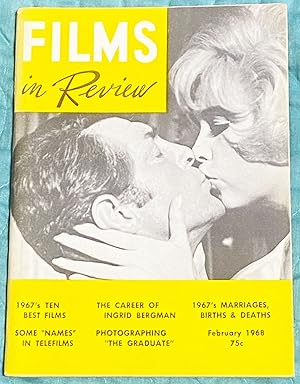 Immagine del venditore per Films in Review February 1968, cover features Dean Martin and Stella Stevens in How to Save a Marriage and Ruin Your Life venduto da My Book Heaven