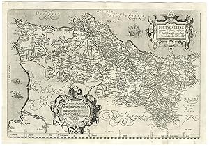 Antique Map-PORTUGAL-PORTUGALLIAE-Seco-Ortelius-1579-1612