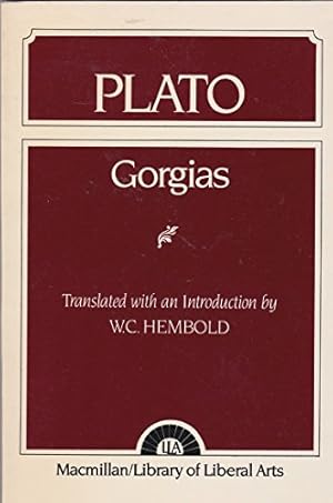 Imagen del vendedor de Plato: Gorgias a la venta por Reliant Bookstore