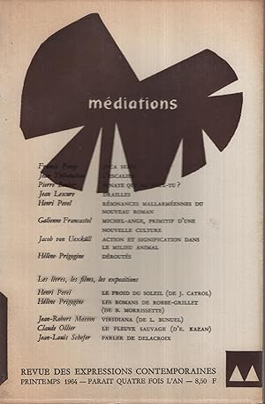 Immagine del venditore per Mdiations 7 printemps 1964 venduto da PRISCA